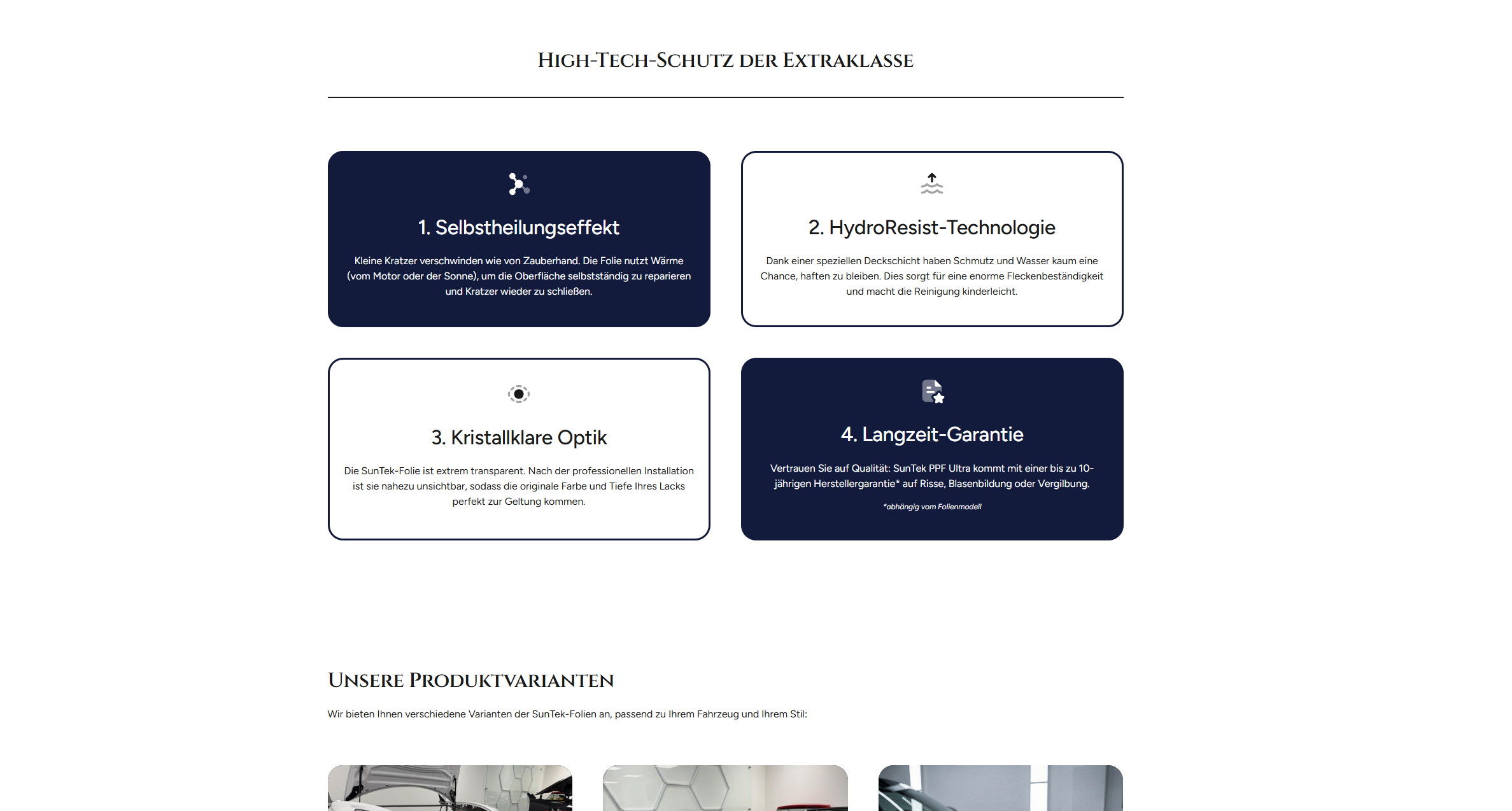 Folien Filser Website Ansicht 2